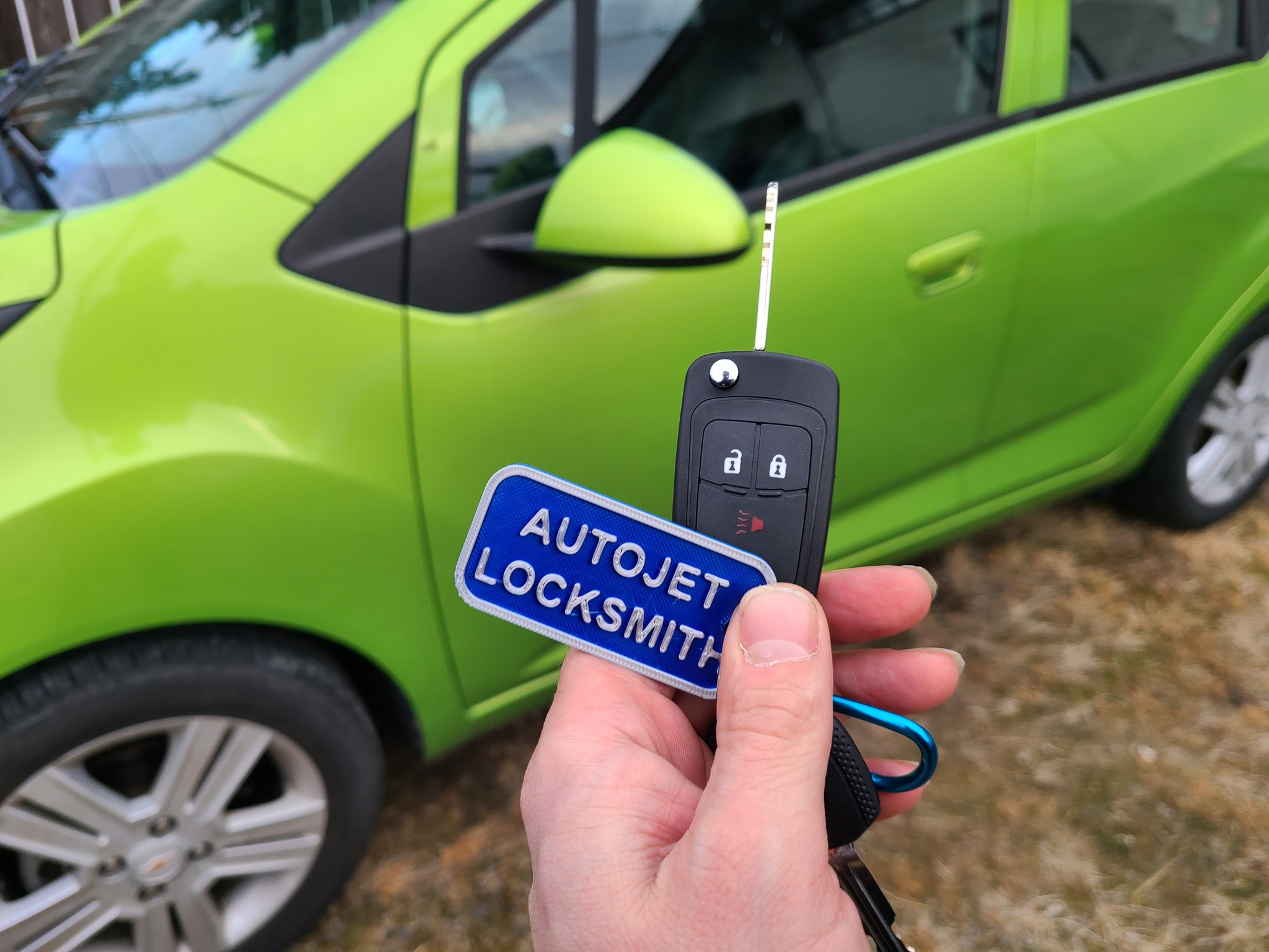 Spare Flip Key 2015 Chevrolet Spark - Locksmith Job in Yelm, WA